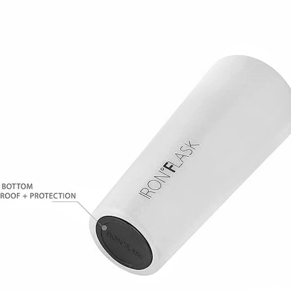 NIB Iron Flask Tumbler 28 oz Hot / Cold 2 Lids & 2 Straws - Picture 4 of 6